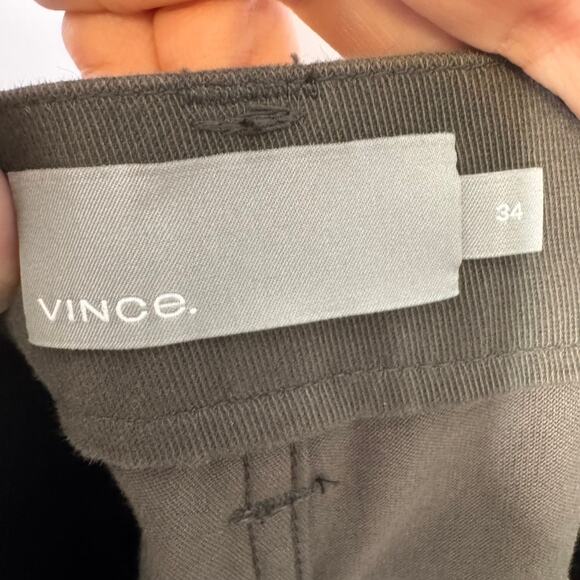Vince Stretch Twill 5-Pocket Slim Straight 34 Charcoal Gray - Picture 5 of 9